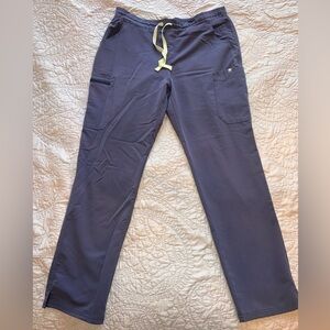 FIGS Women’s Space Navy Yola Skinny Scrub Pants; Size L